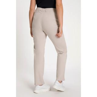 Ulla Popken  Pantalon d'été Mony, agréablement léger. Poches zippées et tissu stretch 