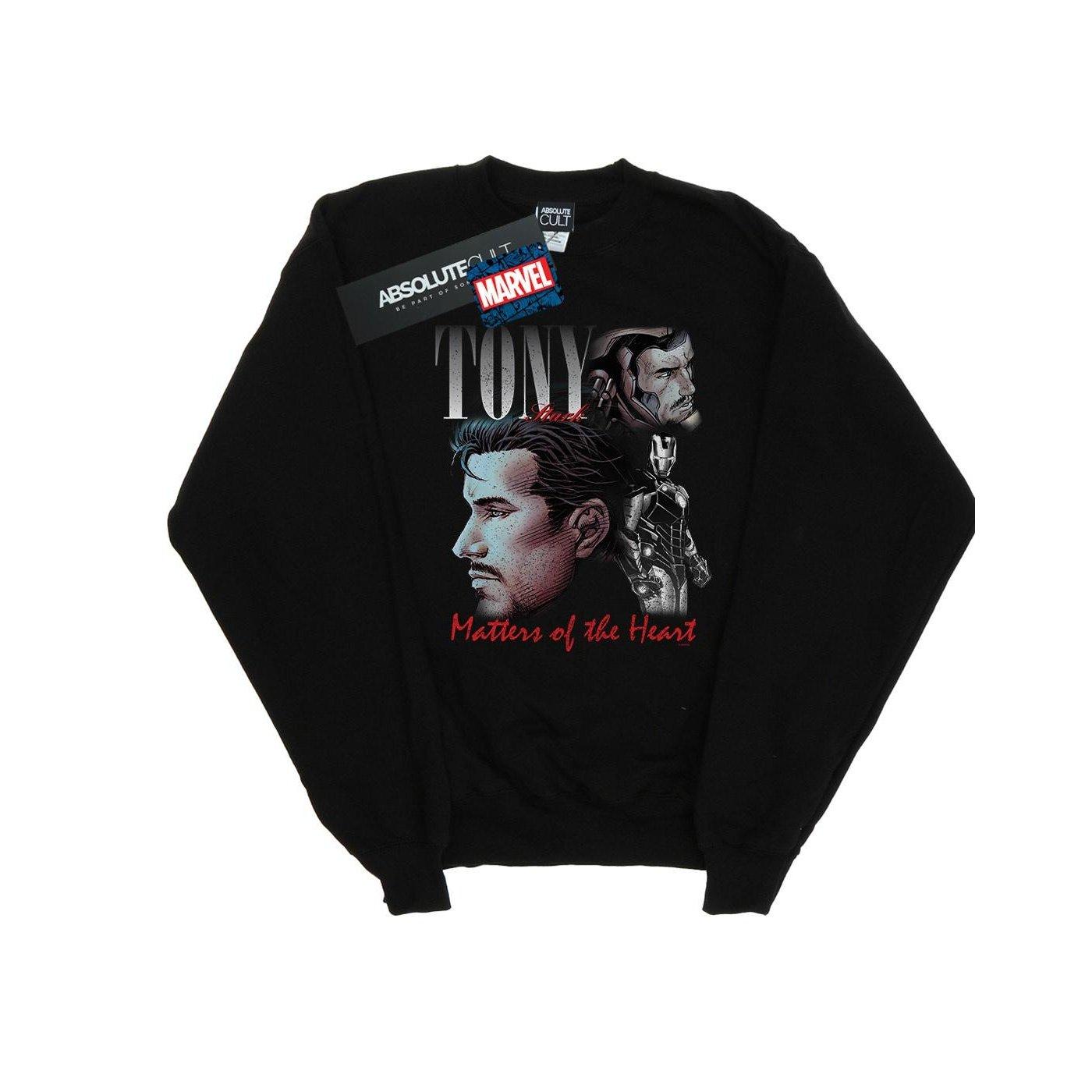 Image of Tony Stark Homage Sweatshirt Damen Schwarz L