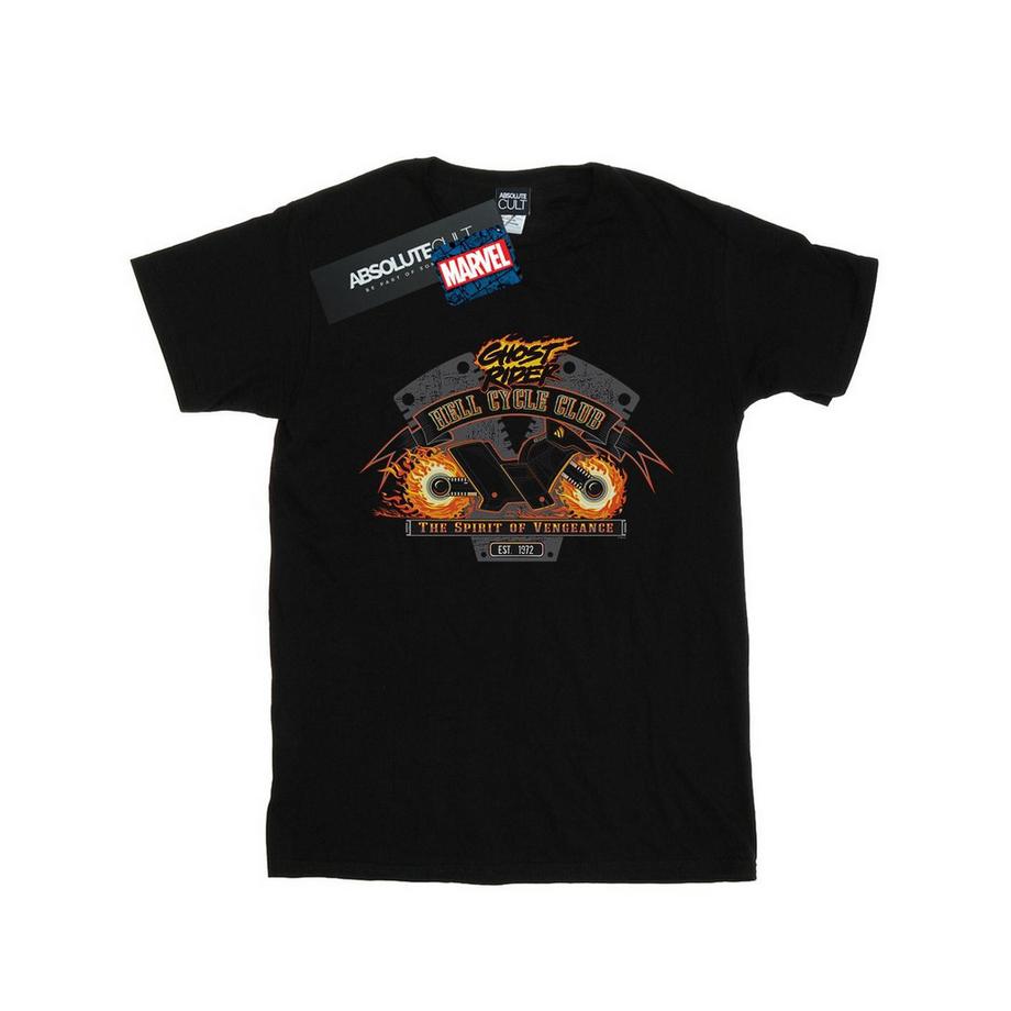 MARVEL Ghost Rider Hell Cycle Club T-Shirt  