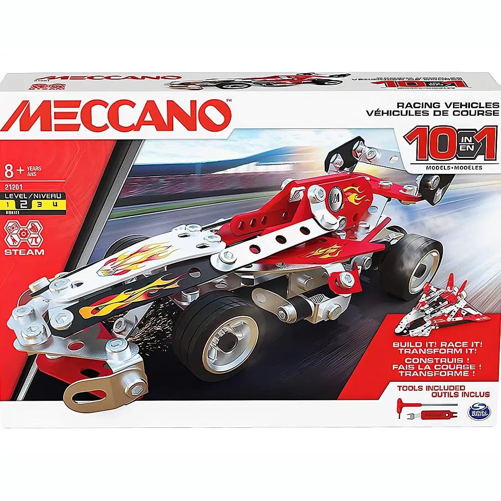 Image of 10 Multimodell Racing Vehicles Multicolor