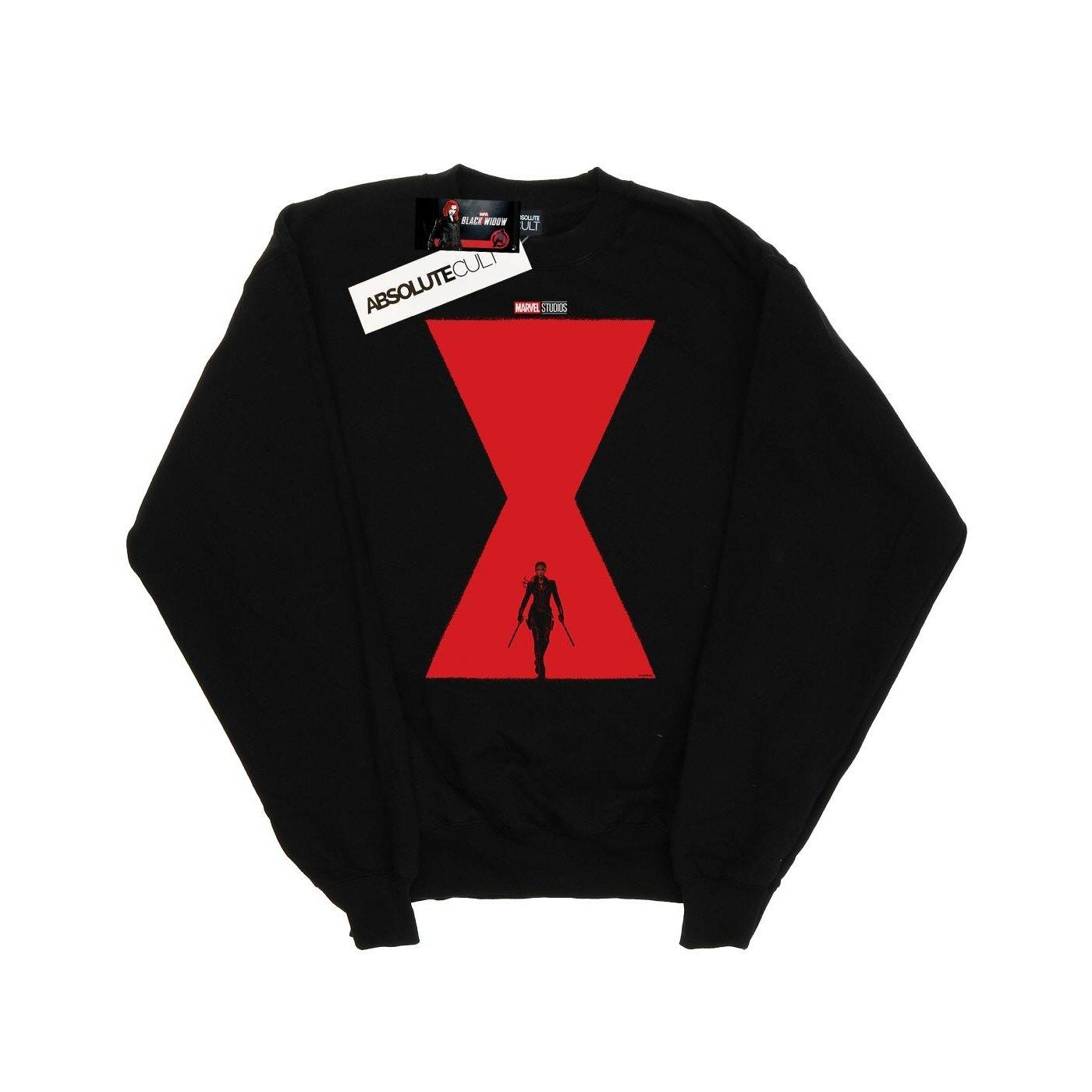 Image of Black Widow Movie Poster Sweatshirt Unisex Schwarz 116