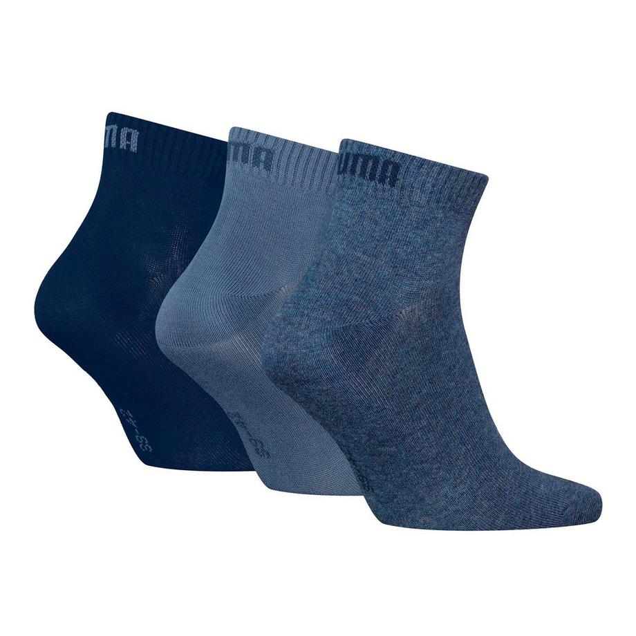 PUMA Quarter Plain 3P Chaussettes de sport  