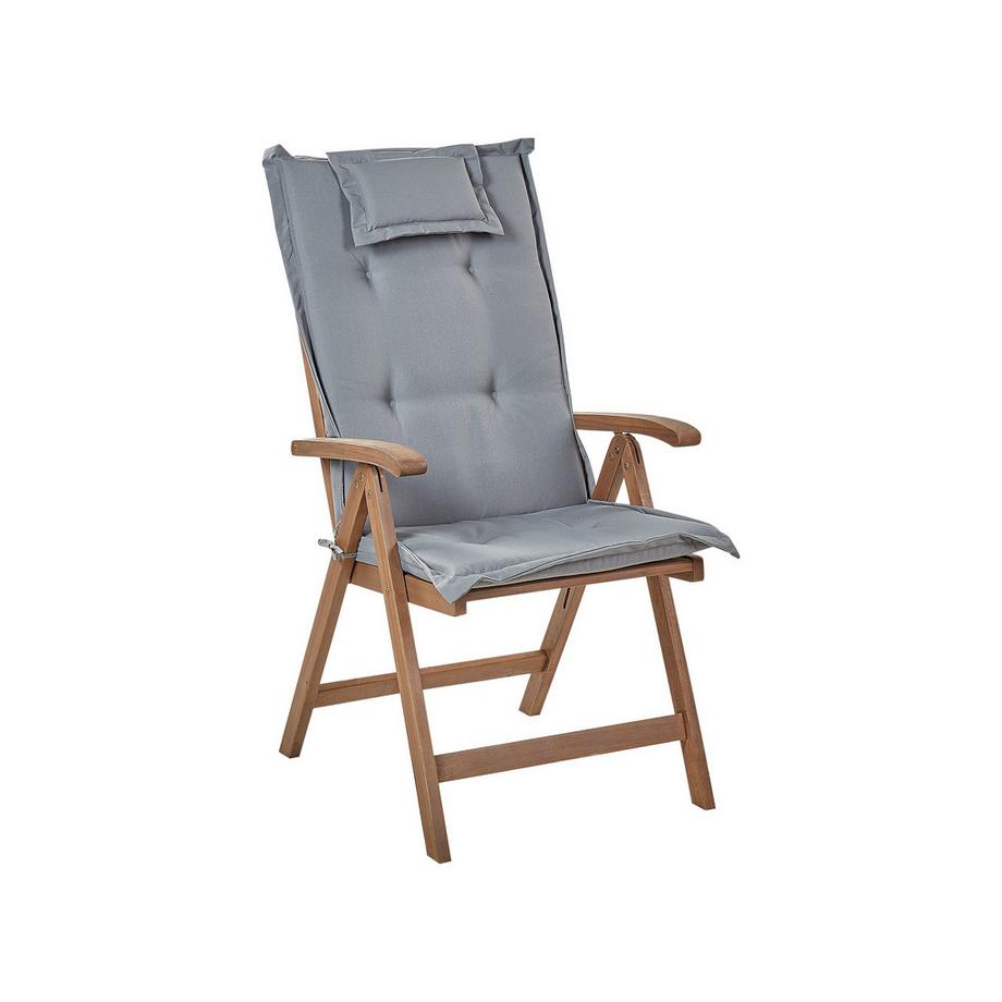 Beliani Set bistrot en Legno d'acacia Rustico AMANTEA  