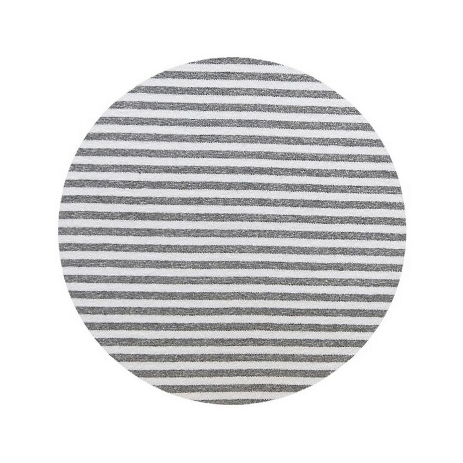 Living Home Melange Jersey Rayé Set de Linge de Lit  