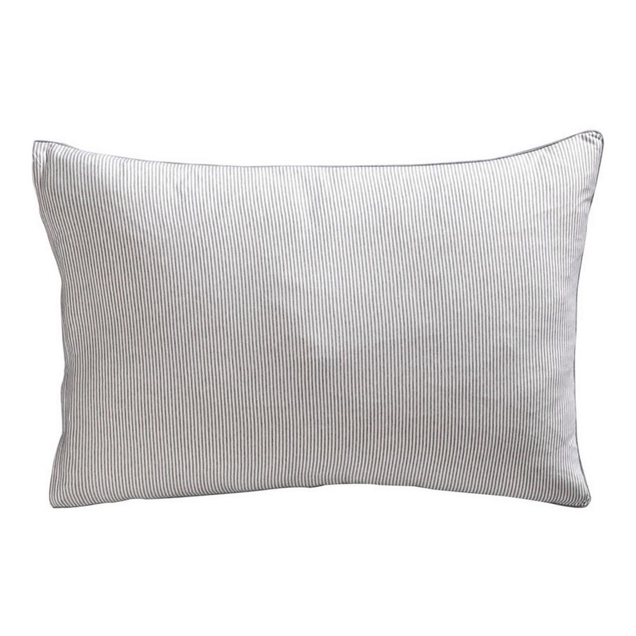 Living Home Melange Jersey Rayé Set de Linge de Lit  