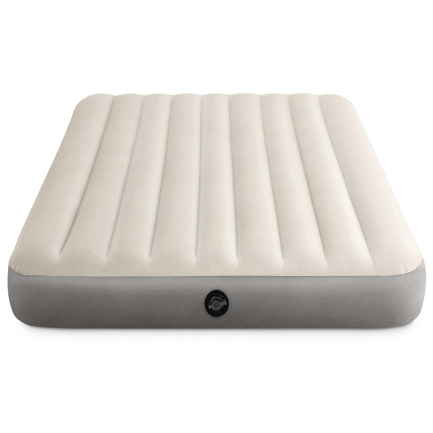 B2X Materasso Gonfiabile 203x152x25 cm con Pompa a Pistone  