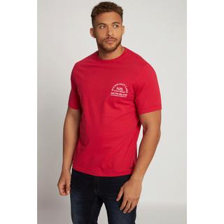 JP1880  T-shirt à imprimé, col rond et manches courtes, jusqu'au 8 XL 