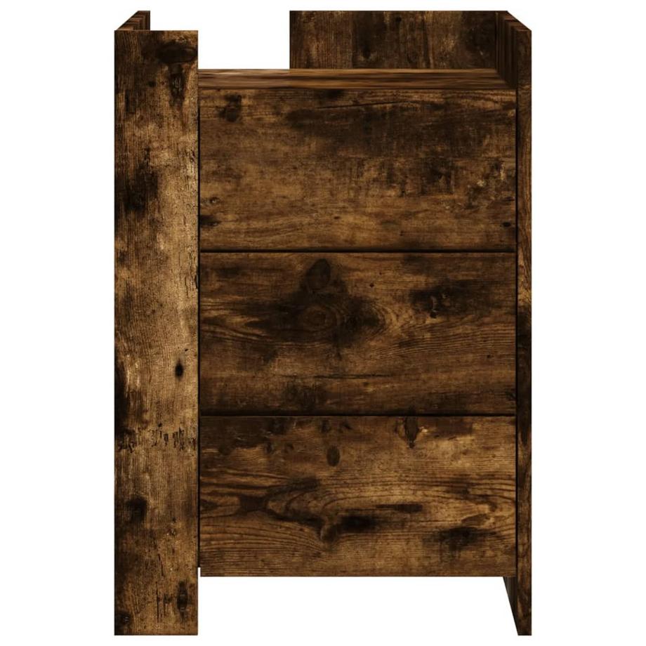 VidaXL Table de chevet bois d'ingénierie  