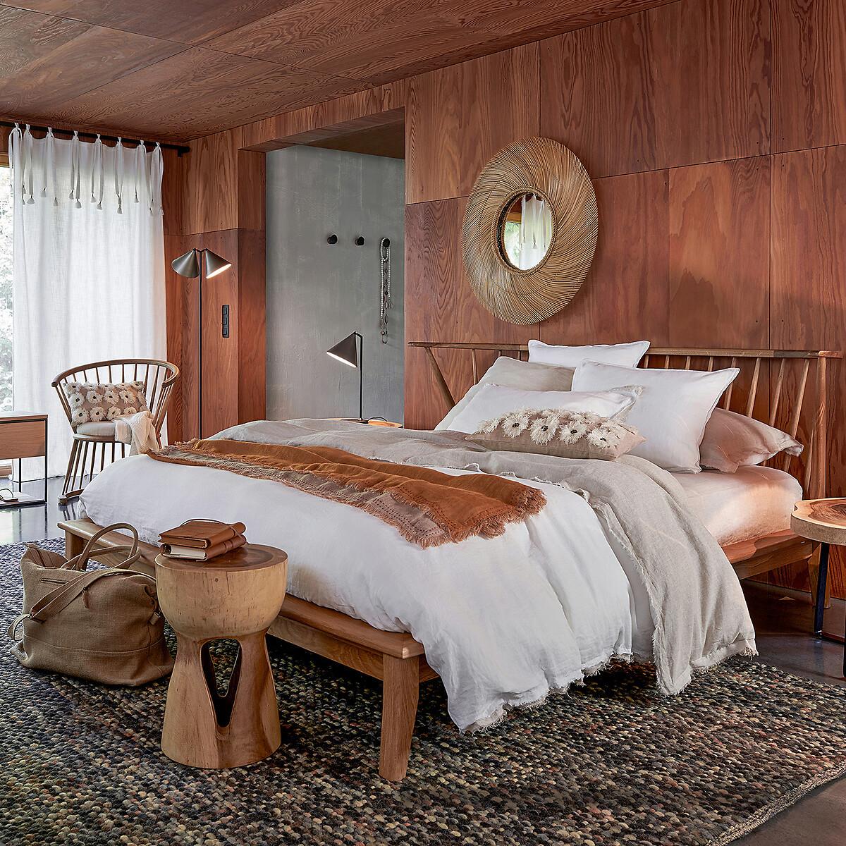 AM.PM XXL-Spiegel aus Kokosnuss ø 90 cm Tiara  