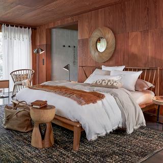 AM.PM XXL-Spiegel aus Kokosnuss ø 90 cm Tiara  