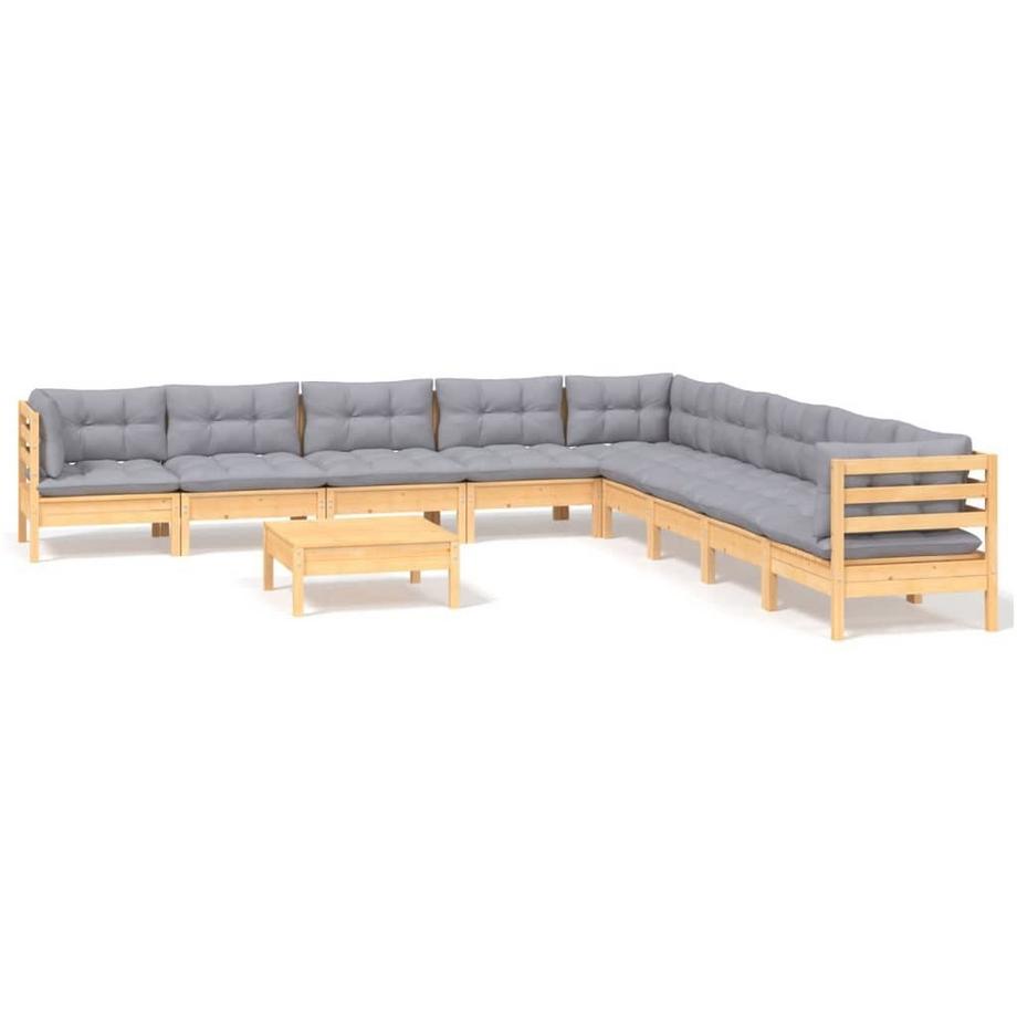 set salotto da giardino Legno di pino