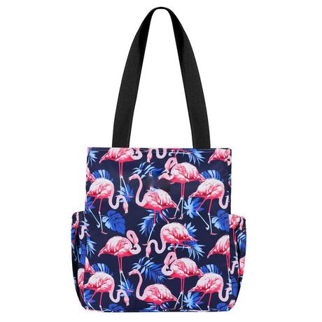 Only-bags.store Modische Flamingo Print Reissverschluss Umhängetasche  