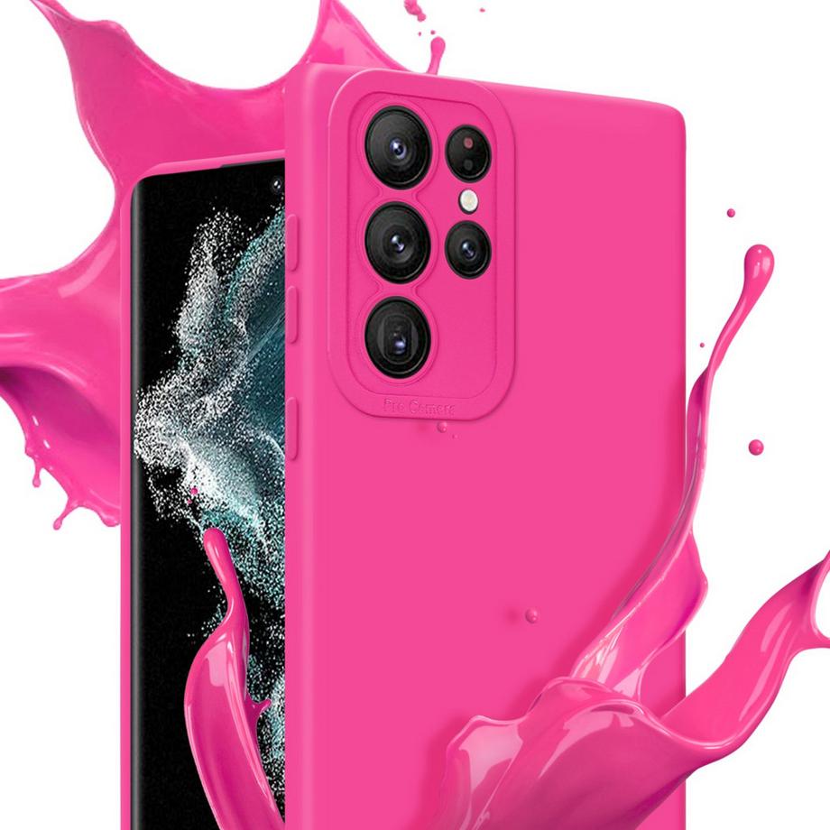 Cadorabo  Housse compatible avec Samsung Galaxy S22 ULTRA - Coque de protection en silicone TPU flexible 