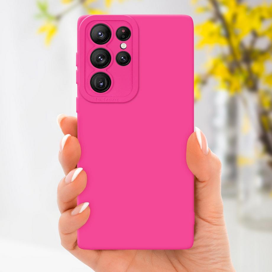 Cadorabo  Housse compatible avec Samsung Galaxy S22 ULTRA - Coque de protection en silicone TPU flexible 