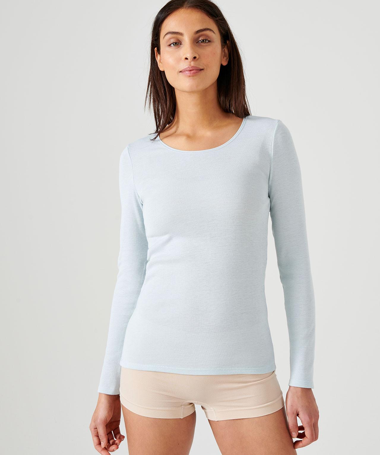 Image of Langärmeliges Shirt Aus Thermolactyl-feinripp, Wärmegrad Medium 3. Damen Himbeere 34/36