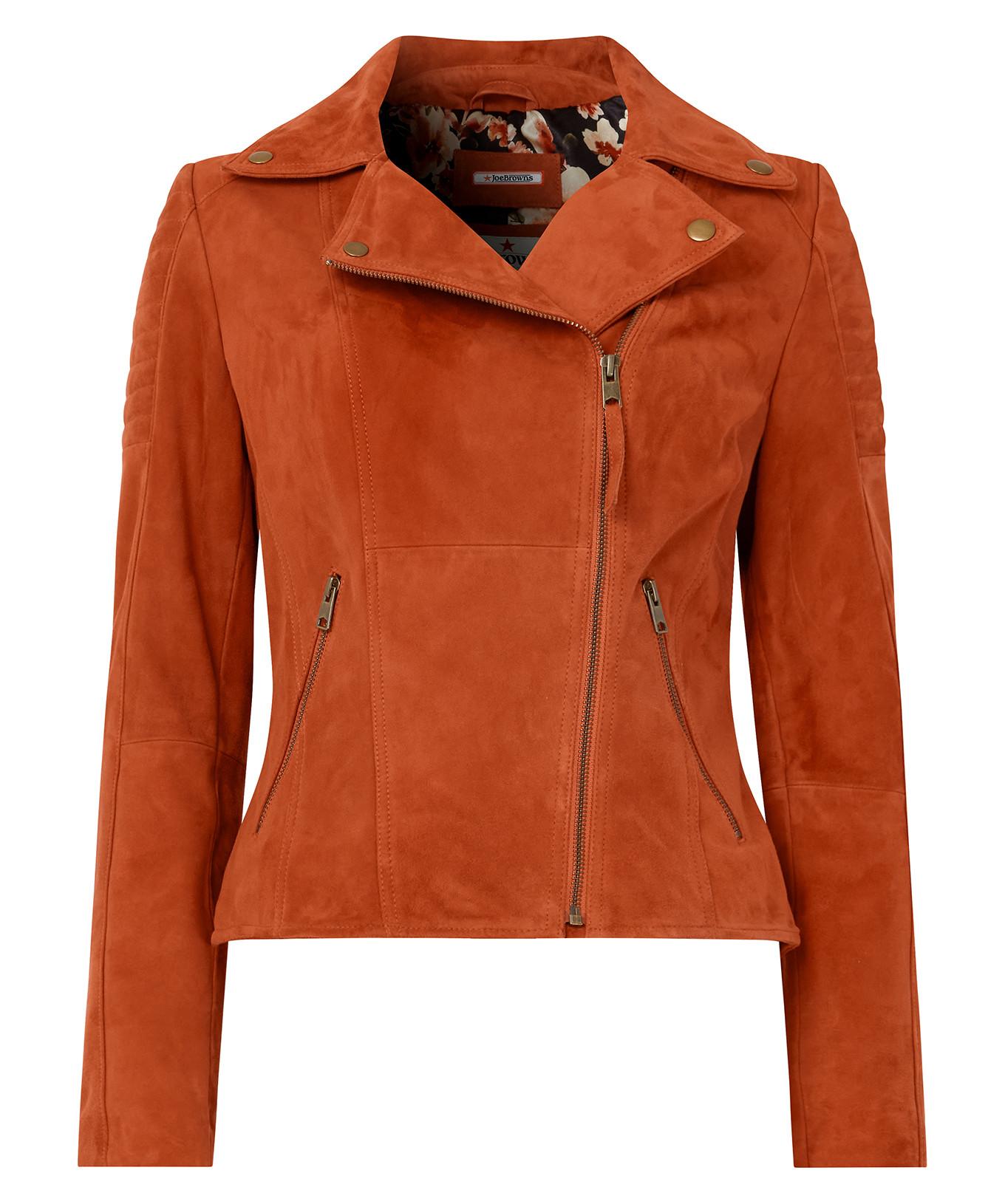 Joe Browns  Asymmetrische Bikerjacke aus Wildleder 