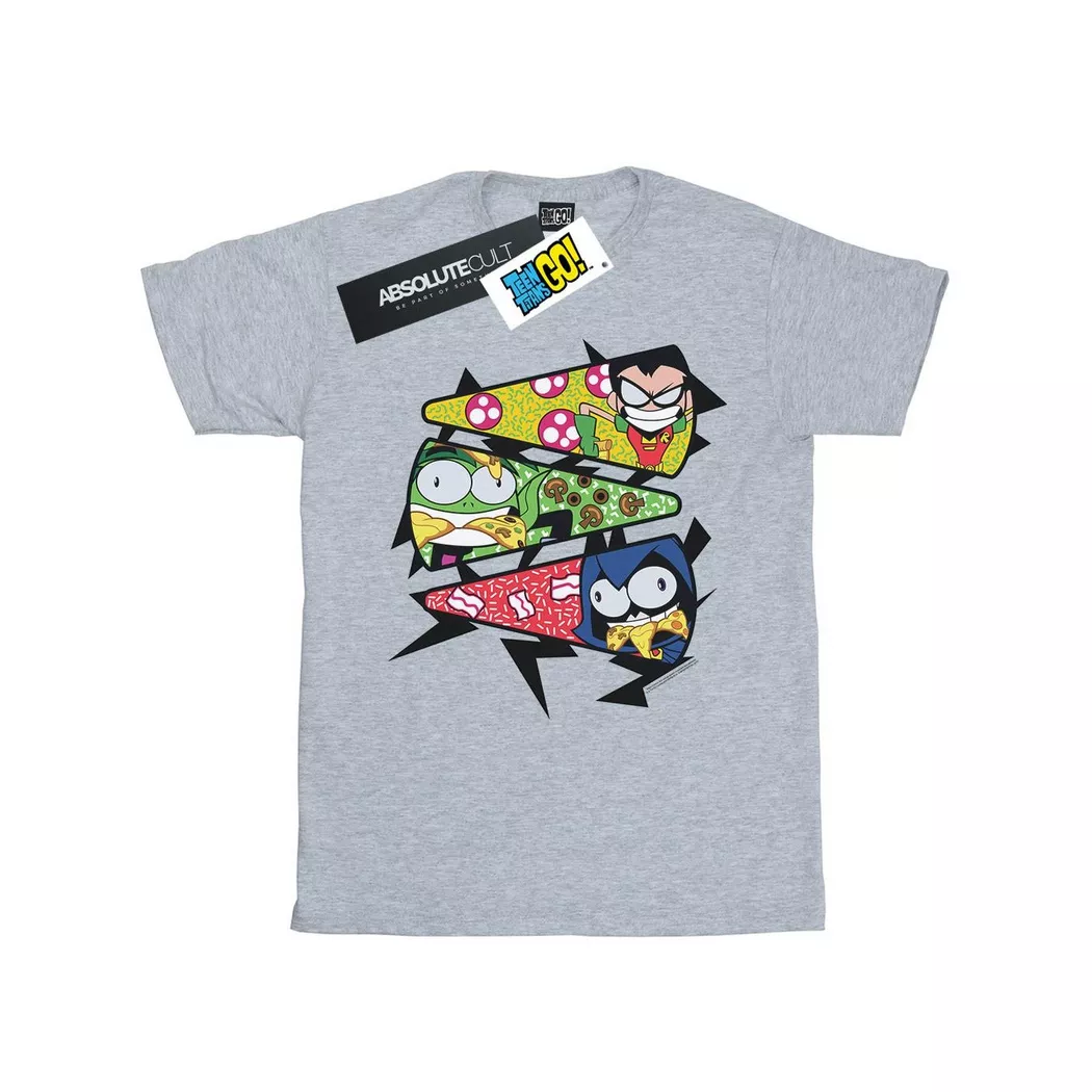 DC COMICS - Teen Titans Go TShirt, für Herren, Grau, Größe XXL