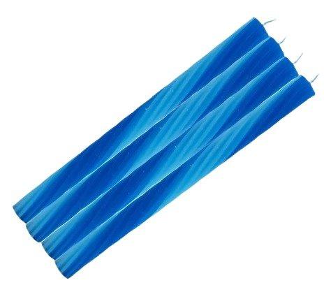 Image of Rope Kerzen blau 4 Stk. Rope Kerzen blau 4 Stk.