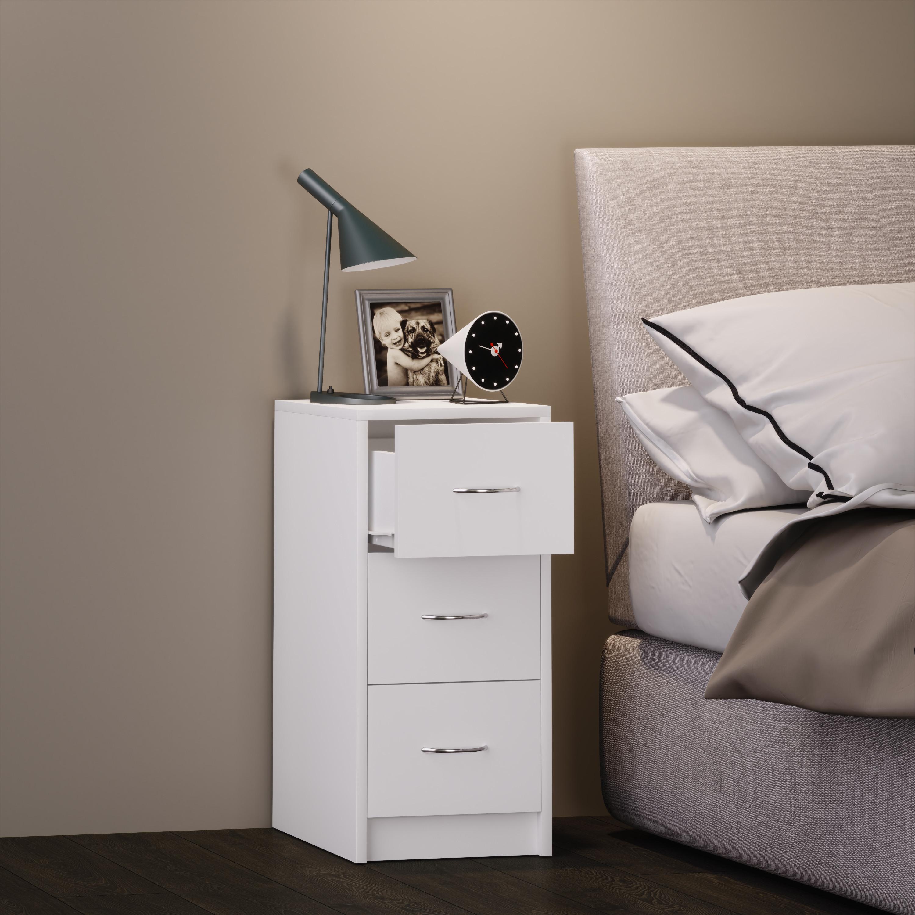 VCM Table de nuit Table d'appoint Tiroir Console Boxspring Table de nuit Boxal Maxi  