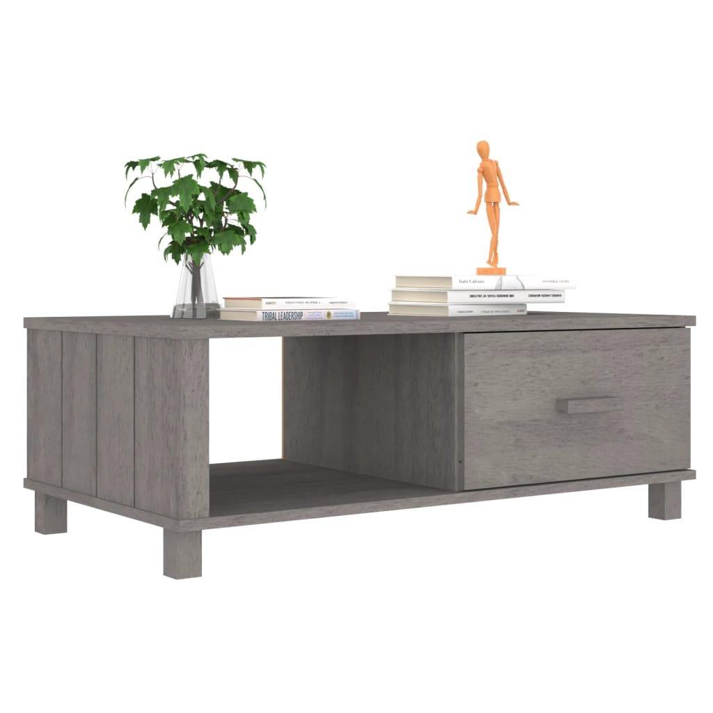 VidaXL Table basse bois  