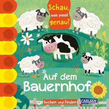 Schau, was passt genau? Auf dem Bauernhof