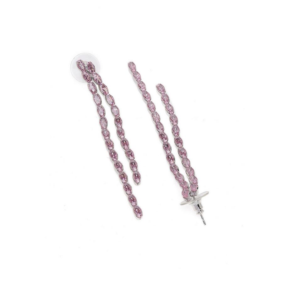 AVANT-GARDE PARIS  Hellrosa Doppelte Lange Ohrringe 