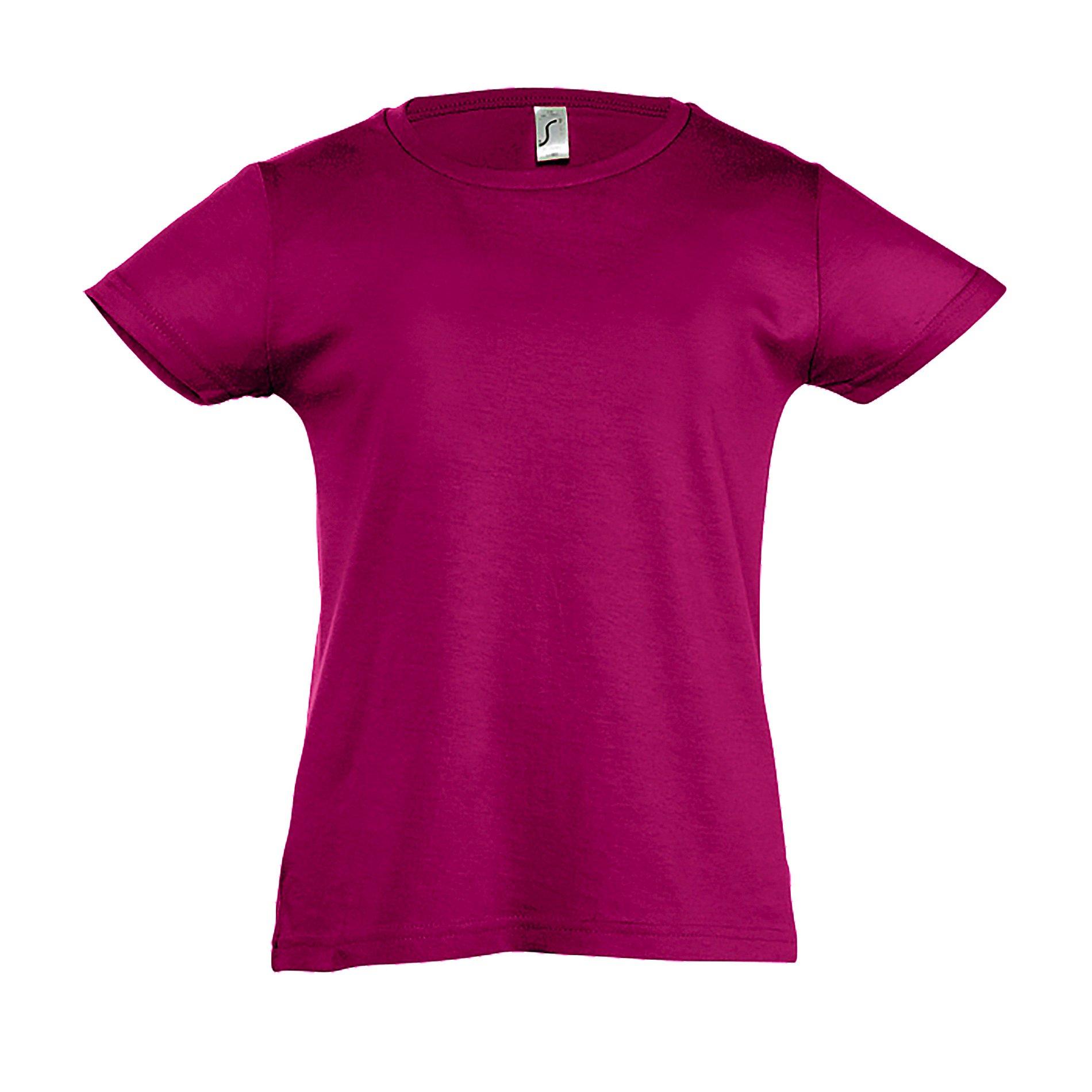 Image of Cherry Tshirt, Kurzarm Mädchen Fuchsia 4A
