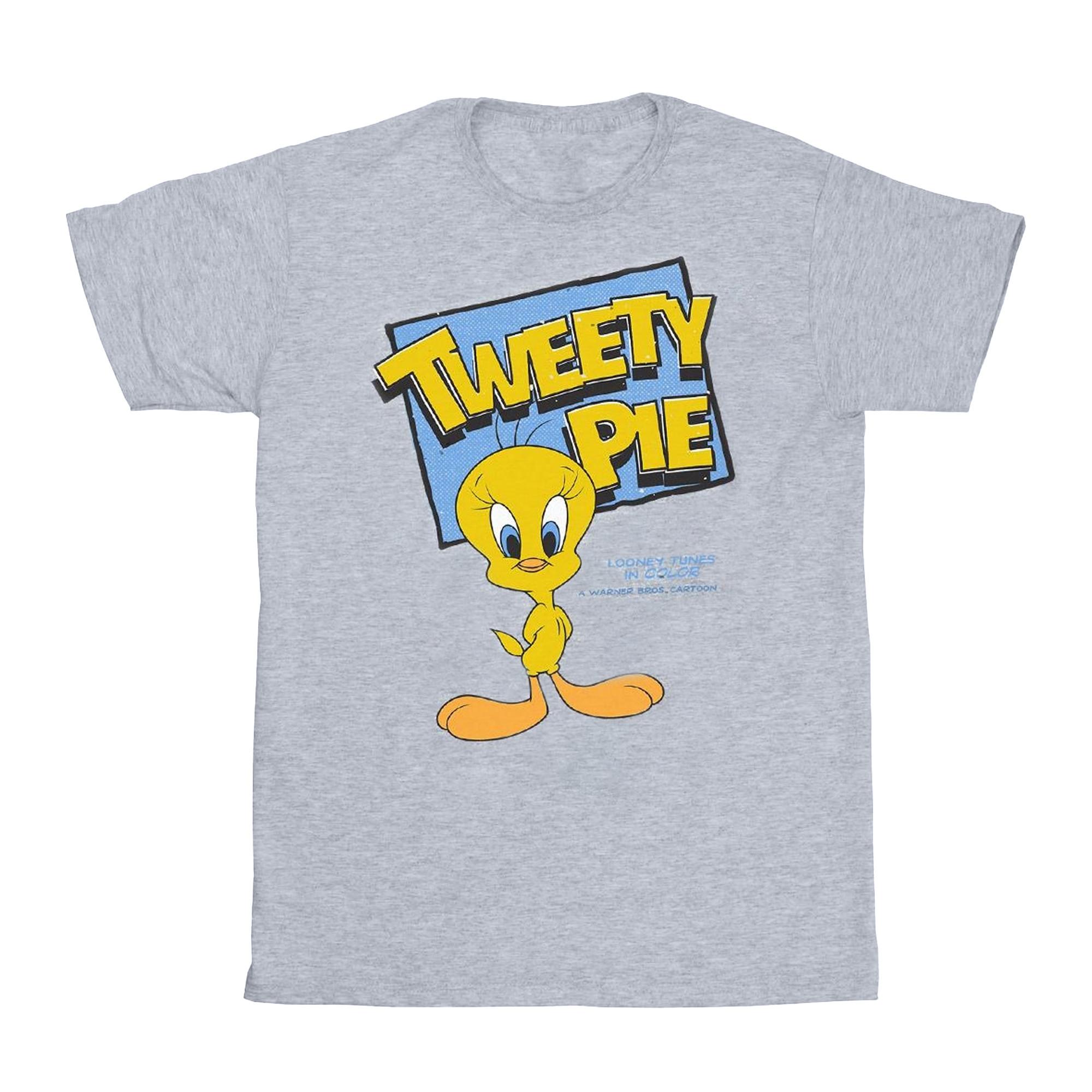 Image of Tweety Pie Tshirt Unisex Grau 116
