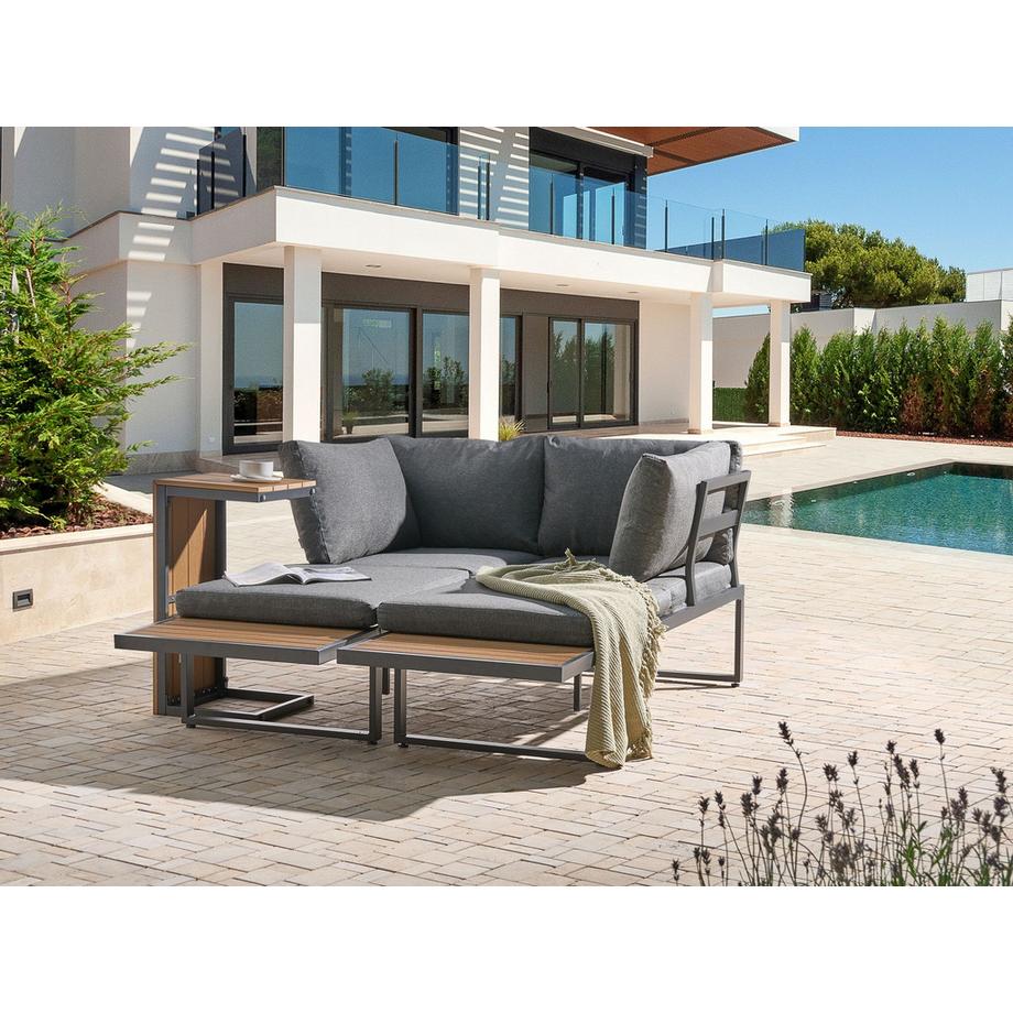 Beliani Salotto da giardino en Legno plastico Moderno PIENZA  