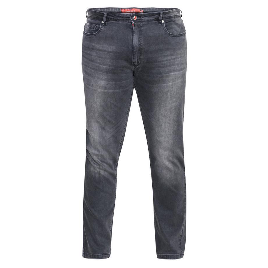 Duke Benson King Size Konische Fit Stretch Jeans  