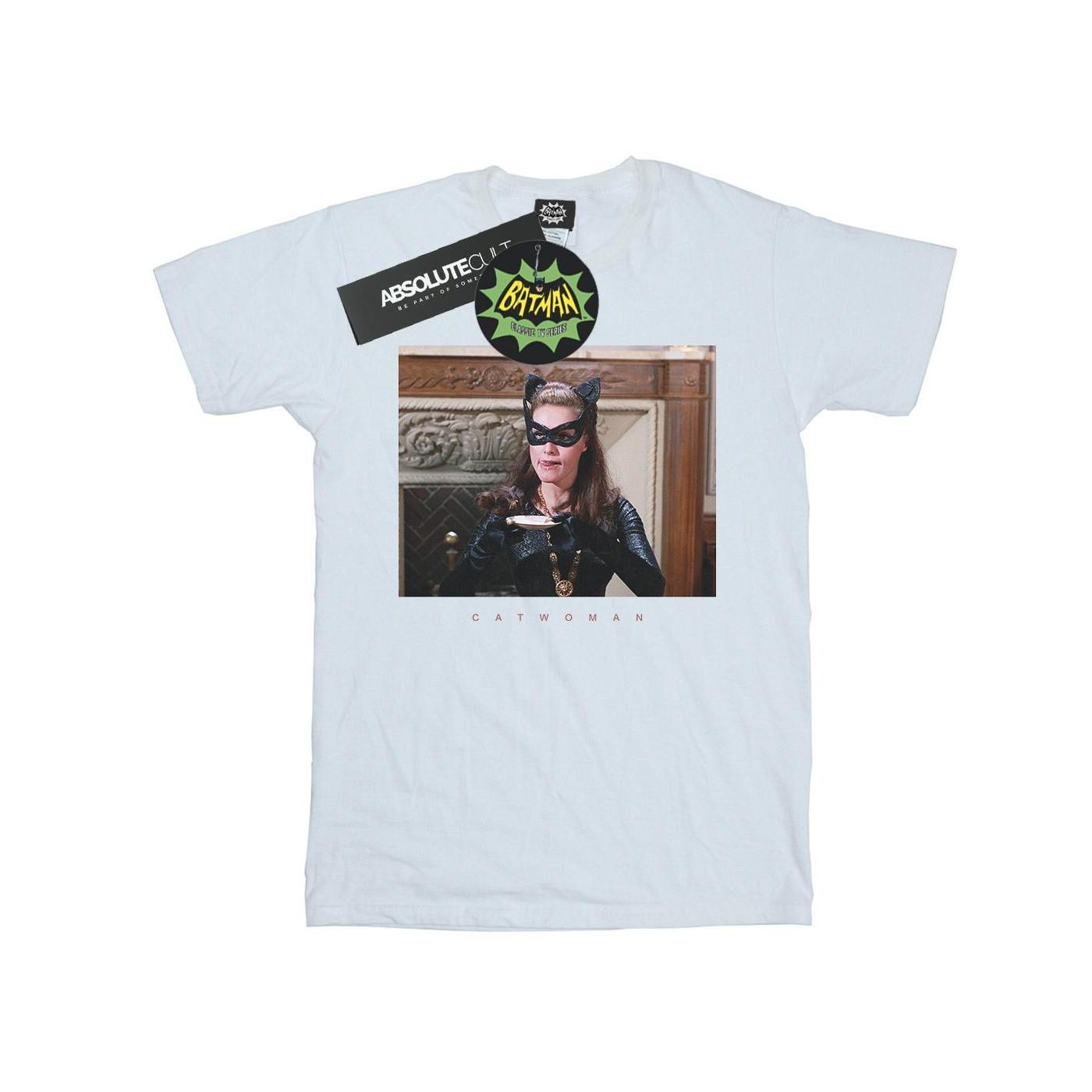 Image of Batman Tv Series Catwoman Photo Tshirt Jungen Weiss 140/146