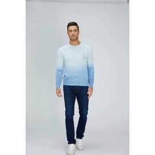 Bellemere New York  Pull en laine mérinos dégradé polaire pour homme 