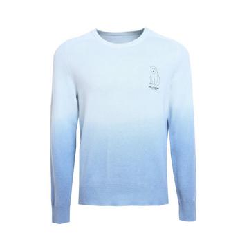 Pull en laine mérinos dégradé polaire pour homme