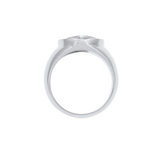 Kuzzoi  Bague Herren Siegelring Kompass Oxidiert 925 Silber 