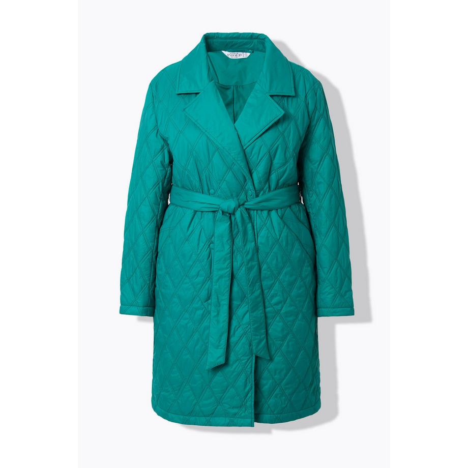 Studio Untold Steppmantel Loose A-Line doppelreihige Knopfleiste  