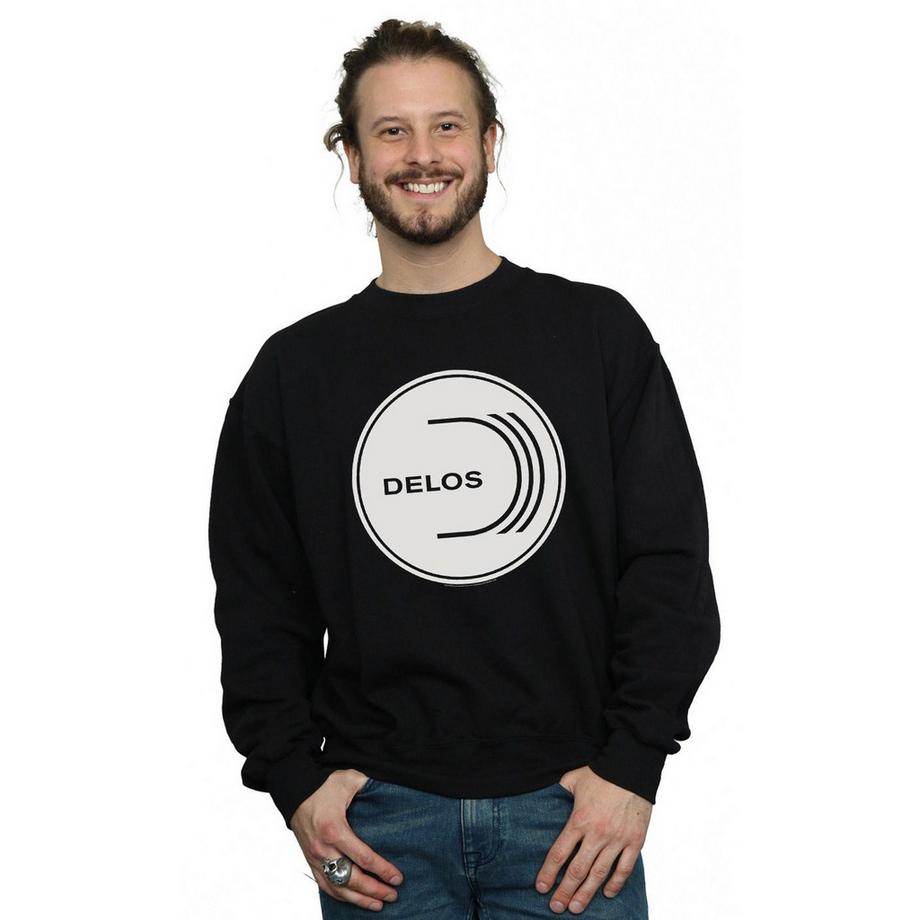 Westworld Delos Sweatshirt Imprimé Coupe Droite  
