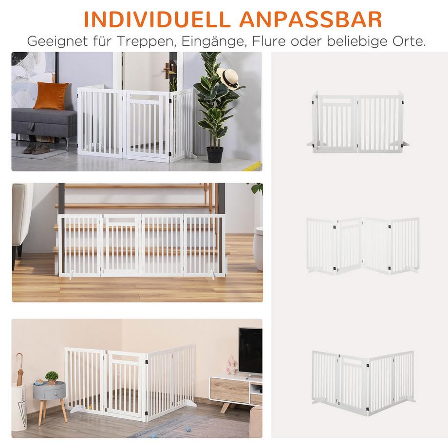 PawHut  Hunde-Absperrgitter 