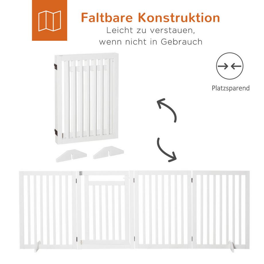 PawHut  Hunde-Absperrgitter 