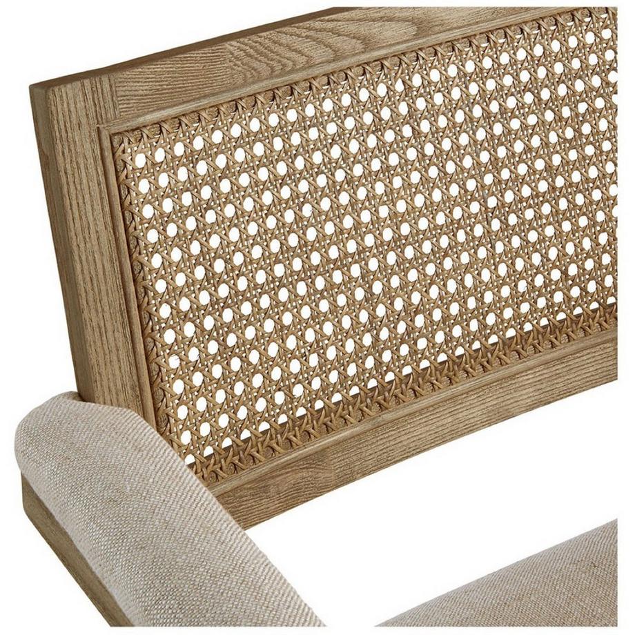 Blanc d'Ivoire Poltrona Colby in frassino ecrù  