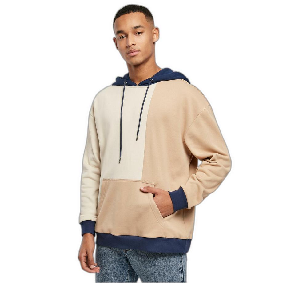 URBAN CLASSICS Sweatshirt à capuche Oversized Color Block  