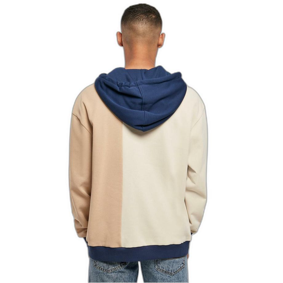 URBAN CLASSICS Sweatshirt à capuche Oversized Color Block  