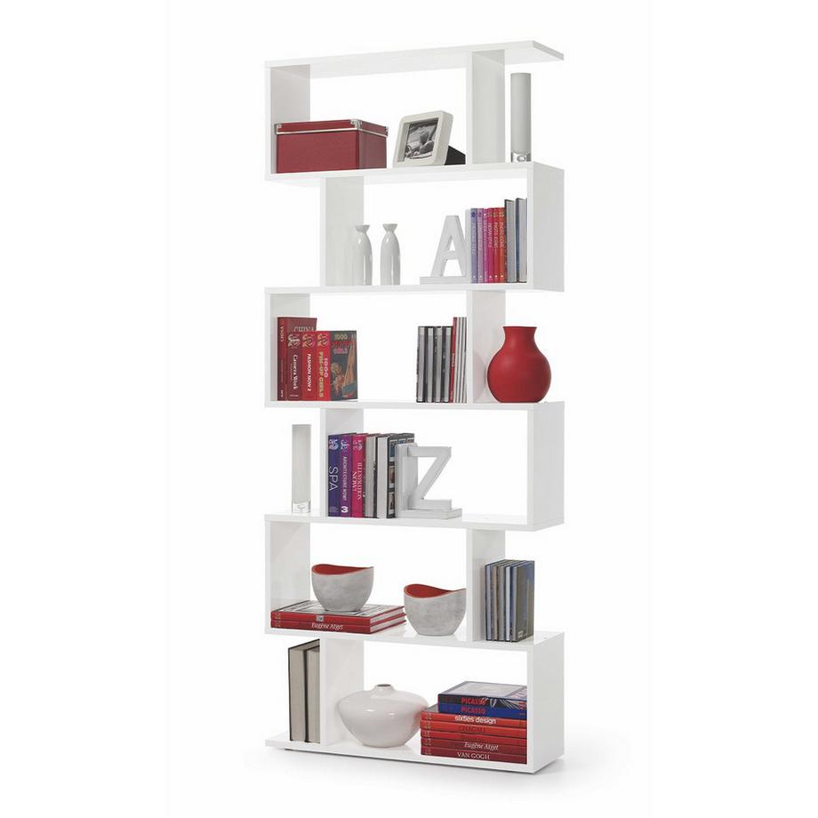 Calicosy Bibliothèque avec 6 niveaux H192 cm - Athena  