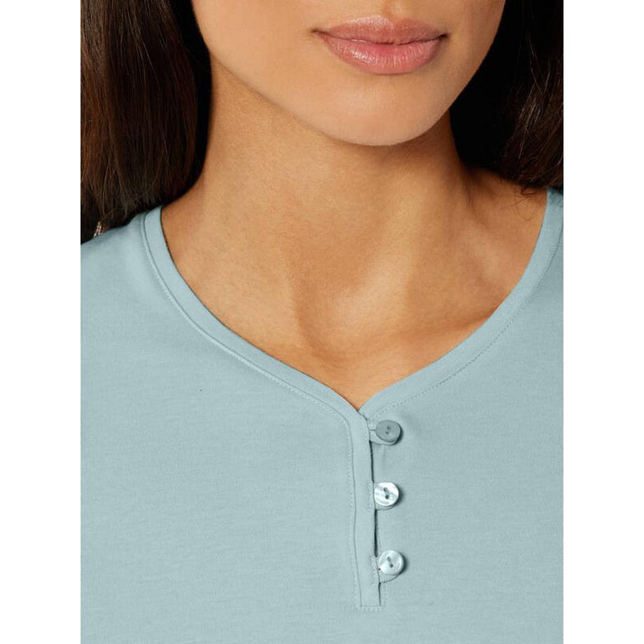 Schiesser Modal Kurzarm V-Ausschnitt Pyjama Set  