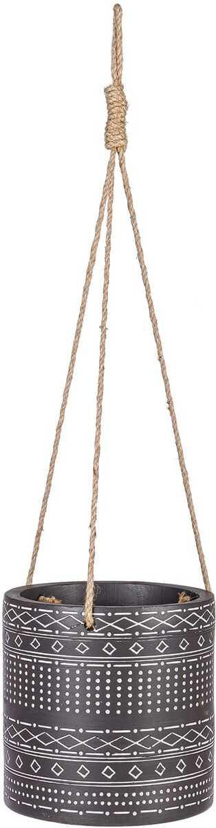 Image of Garten Hängepflanzentopf Azteke Magnesia rund 22 Garten Hängepflanzentopf Azteke Magnesia rund 22