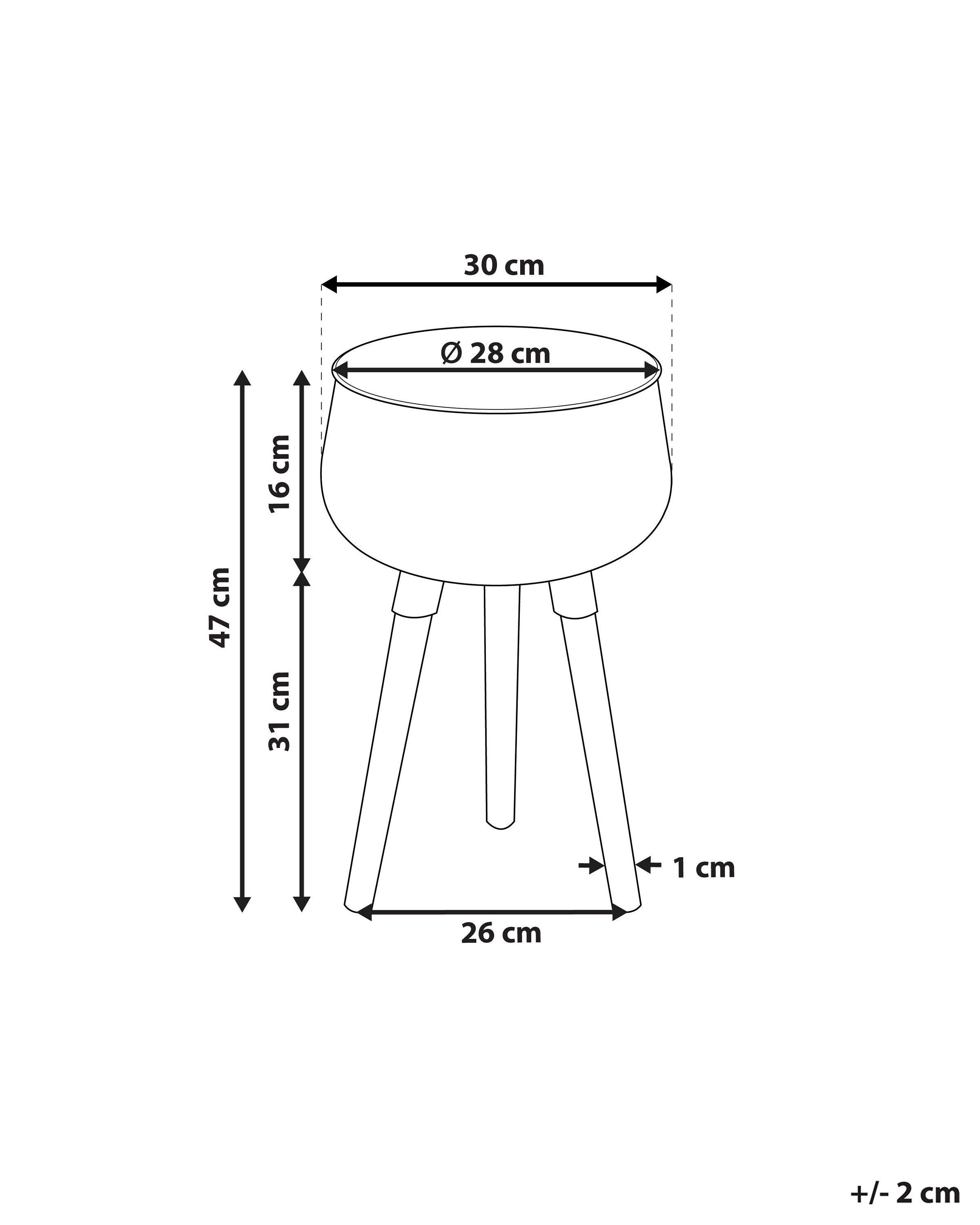 Beliani Vaso per piante en Ferro Moderno AGROS  