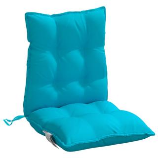 VidaXL Coussin de chaise à dossier bas tissu  