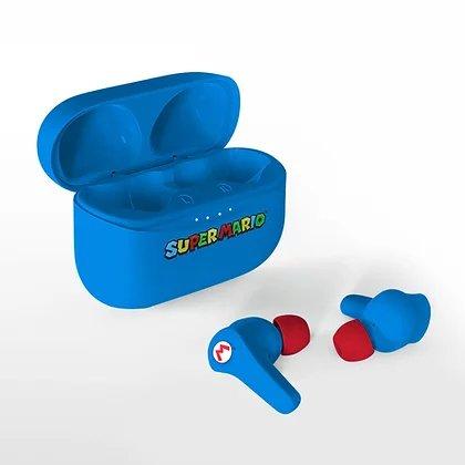 OTL  OTL Technologies Super Mario Écouteurs Sans fil Ecouteurs Appels/Musique Bluetooth Bleu 