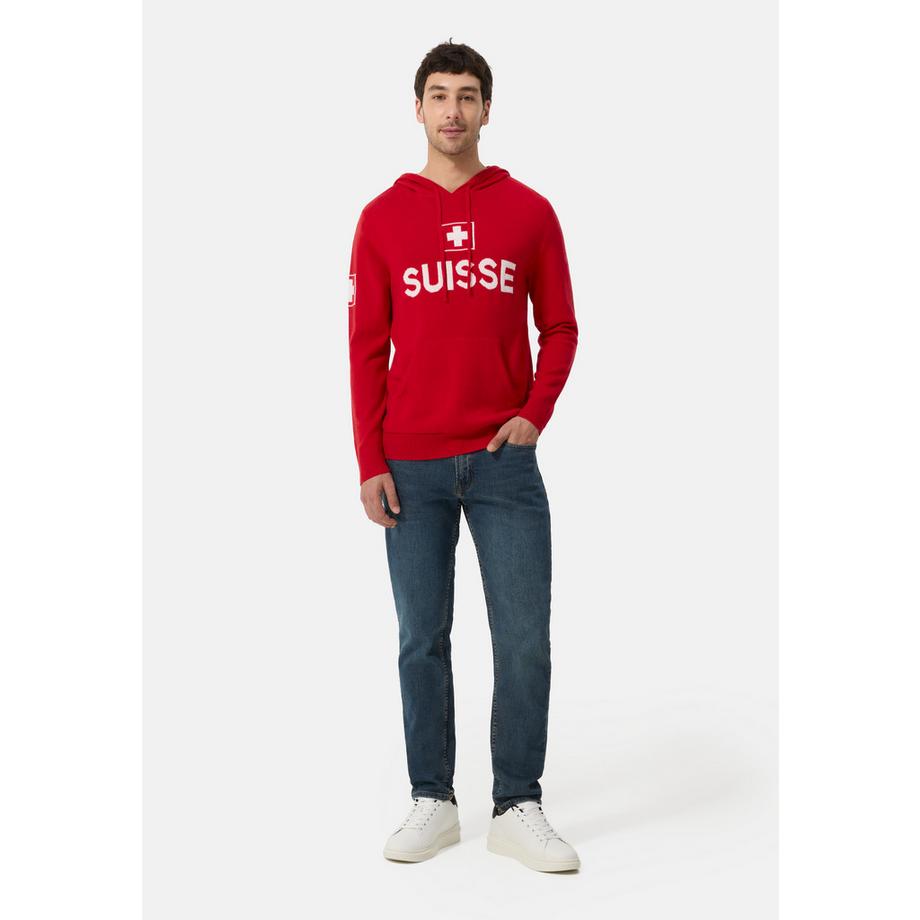 CASH-MERE.CH Sweat à capuche unisexe laine cachemire Switzerland  