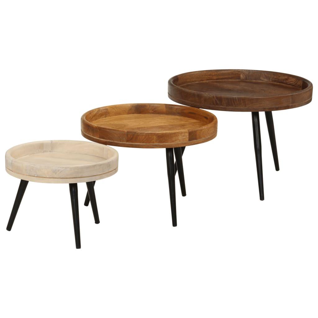 VidaXL Table basse bois  