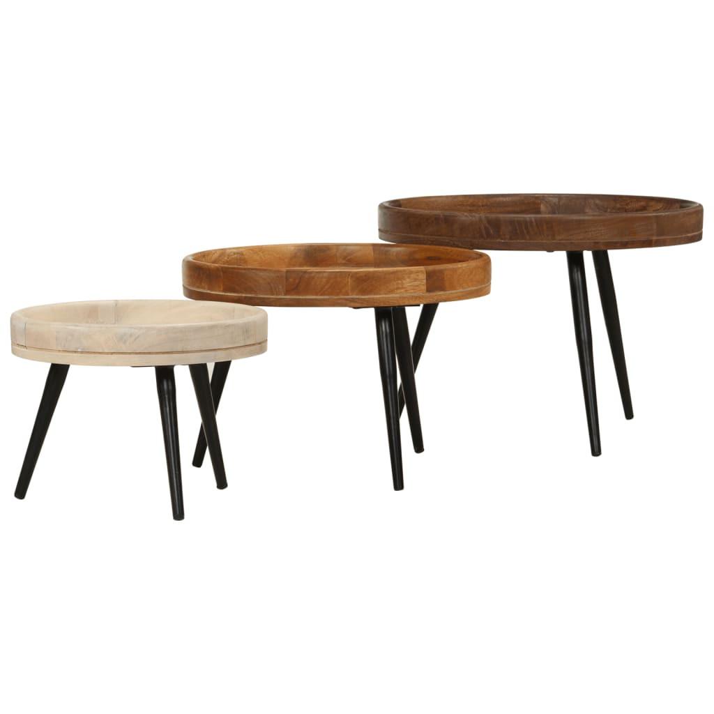 VidaXL Table basse bois  